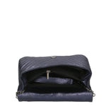 Volterra Borsa a tracolla da donna Vera Pelle 1626-BLU Gave Lux