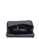 Volterra Borsa a tracolla da donna Vera Pelle 1626-BLU Gave Lux