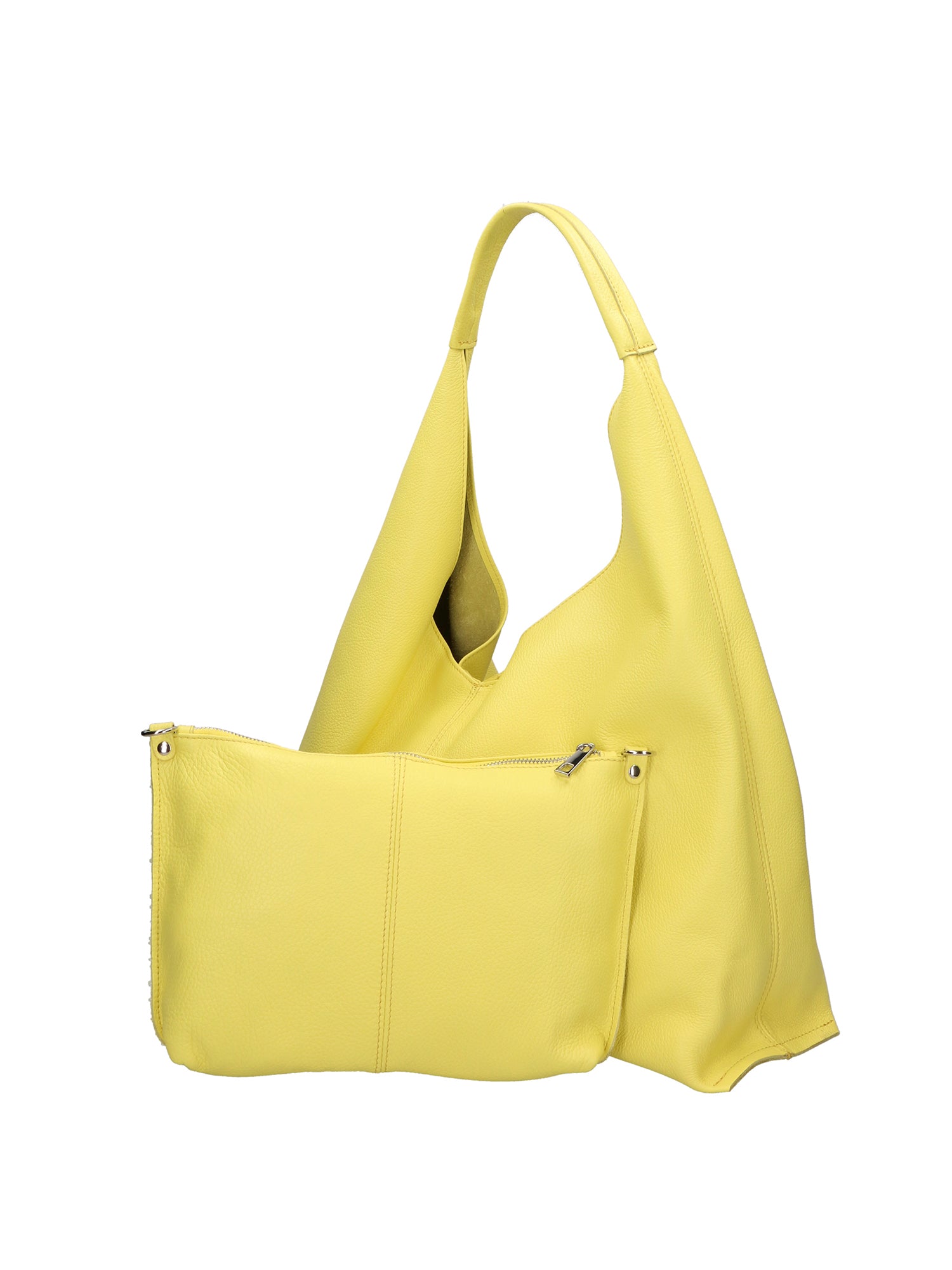 Ginger Borsa a spalla da donna Vera pelle 05788-D84 LIMONE Gave Lux