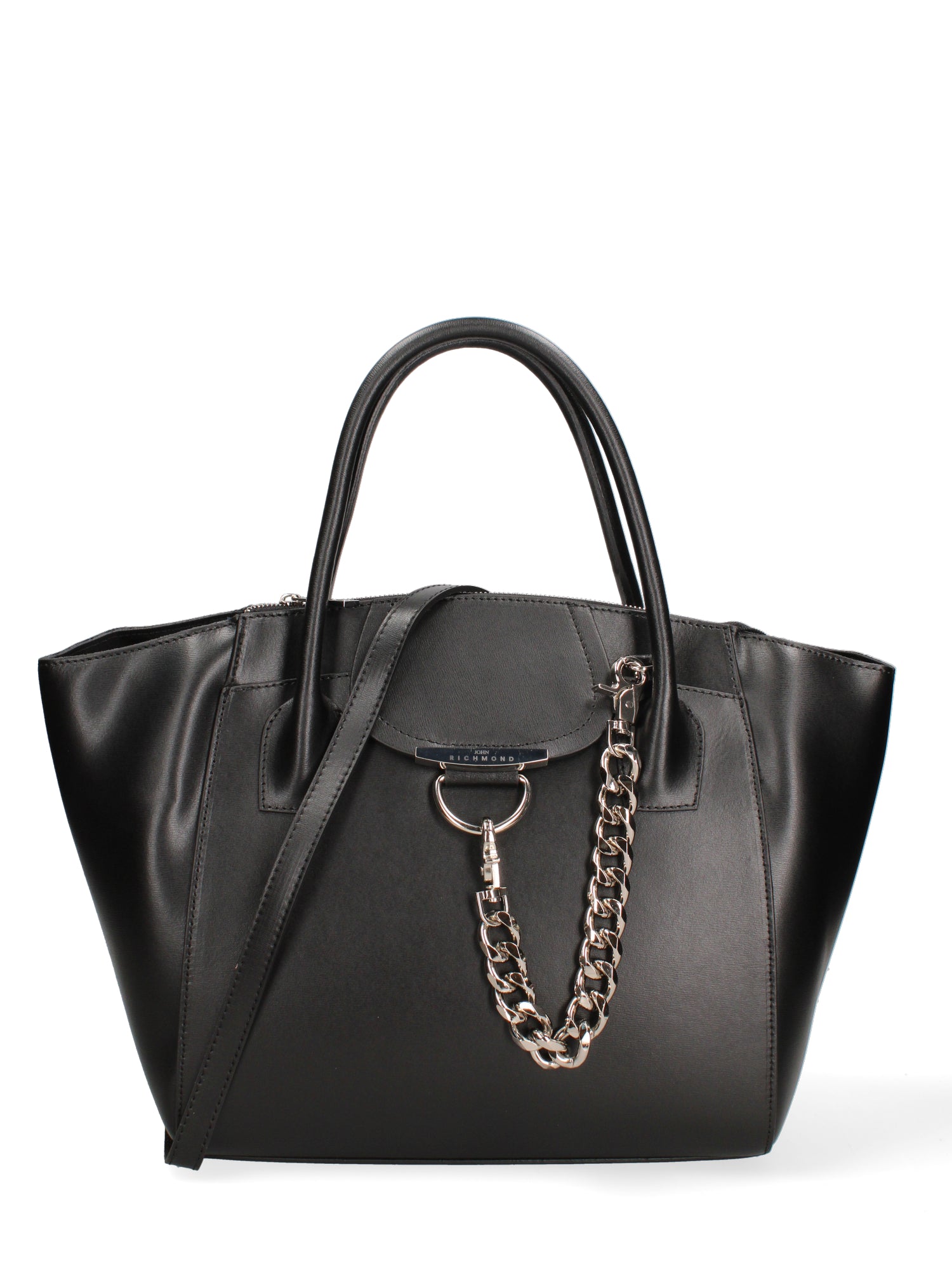Borsa a mano da donna Vera pelle JR-W-1101BX-BLACK-SILVER John Richmond