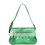 Borsa a spalla da donna Vera pelle 07234-L028 VERDE MEDIO Roberta Rossi