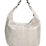 Borsa a spalla da donna Vera pelle JR-W-1171TJ-GLACIER GREY-CDF John Richmond