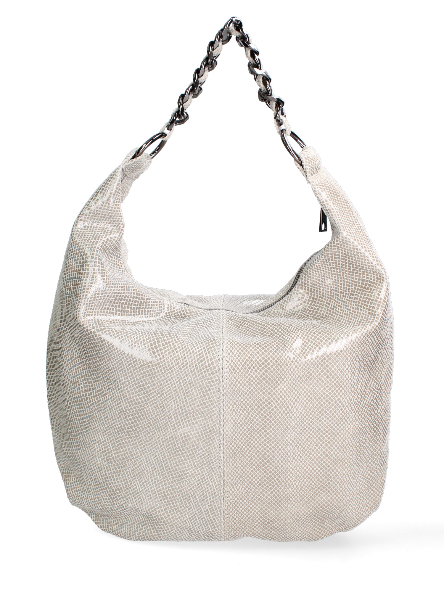 Borsa a spalla da donna Vera pelle JR-W-1171TJ-GLACIER GREY-CDF John Richmond