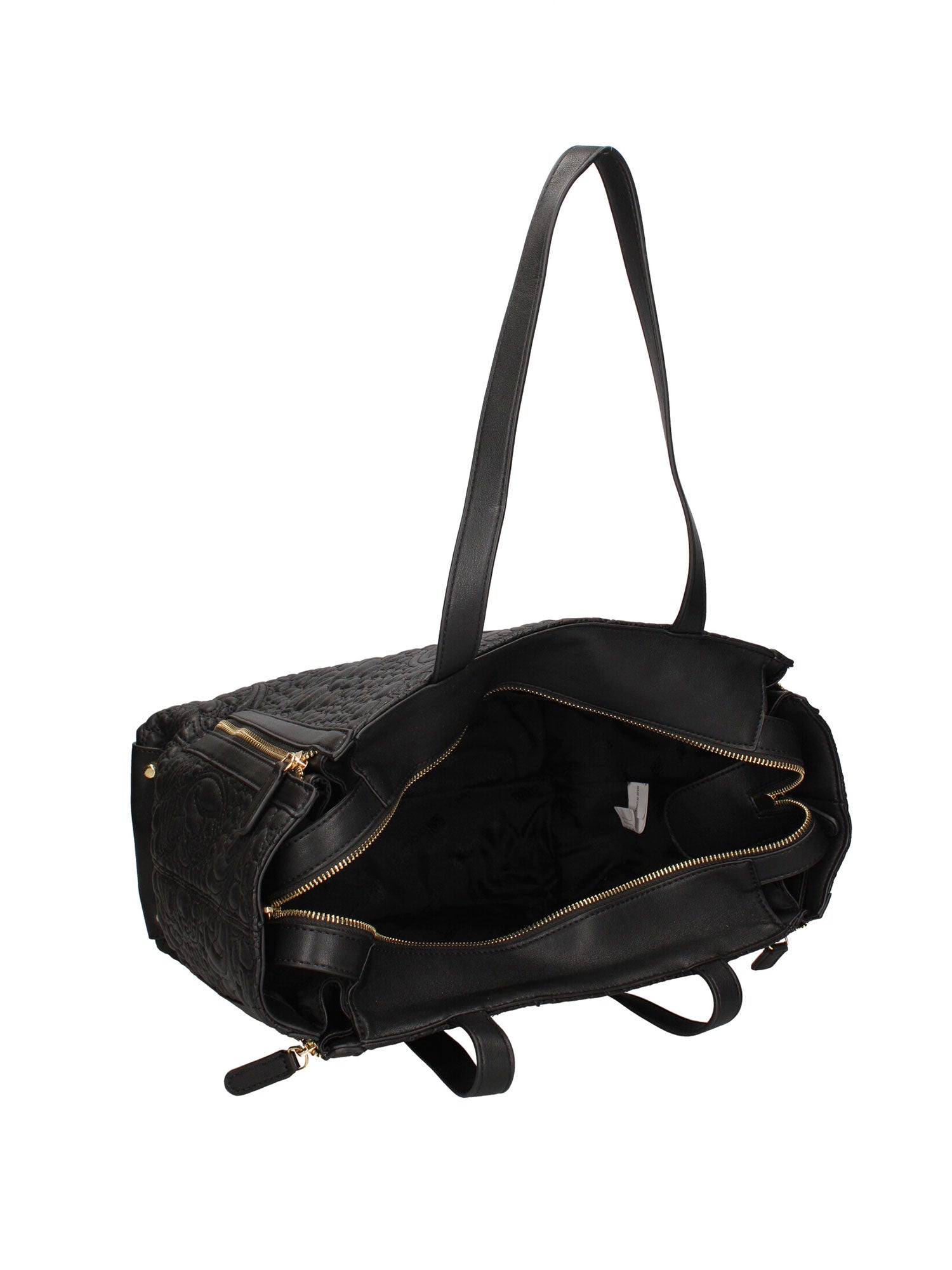 Valoria Pro Borsa a spalla da donna 100% poliuretano B16890GR-NERO Braccialini