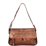 Borsa a spalla da donna Vera pelle 07234-L006 RAME Roberta Rossi