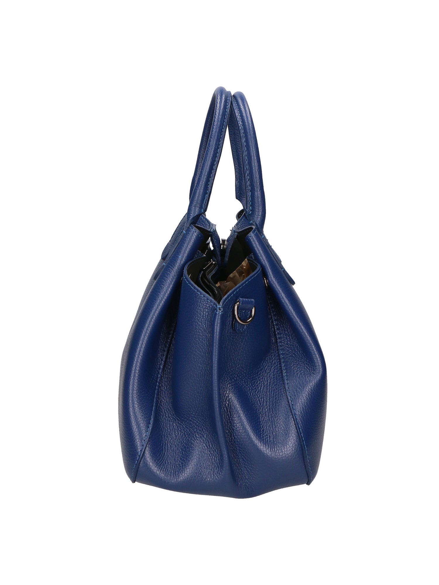 Vincenza Borsa a mano da donna Vera pelle 06898-D24 BLU Gave Lux