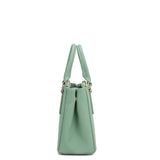 Borsa a mano da donna 100% pelle vegana PU 720-2PT-JADE GREEN Diana&co