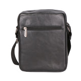 Borsa a tracolla uomo 100% pelle PU PCL3105-BLACK Northampton Polo Club