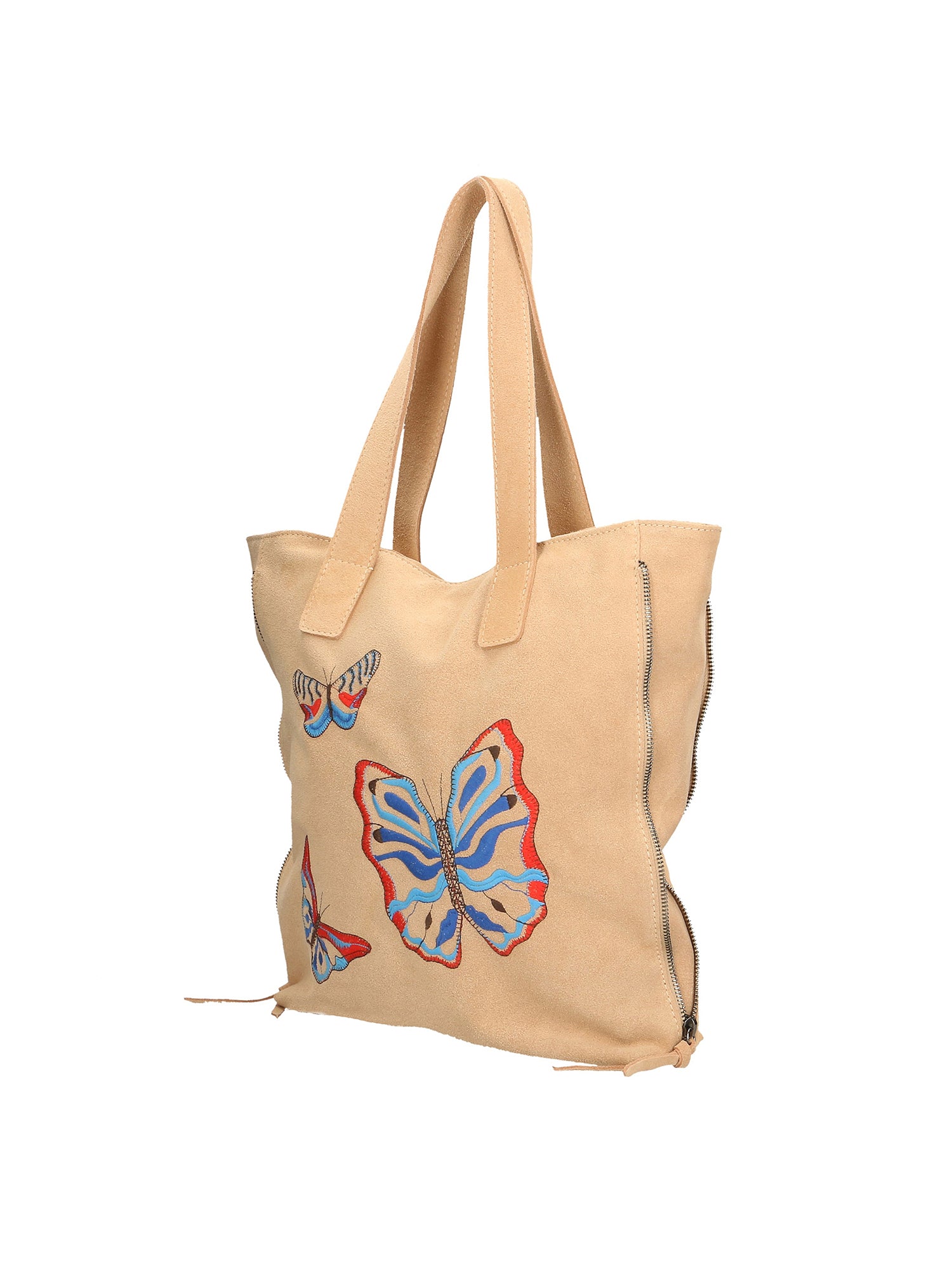 Papillon Borsa a spalla da donna Vera pelle 8620-FANGO TAUPE Gave Lux