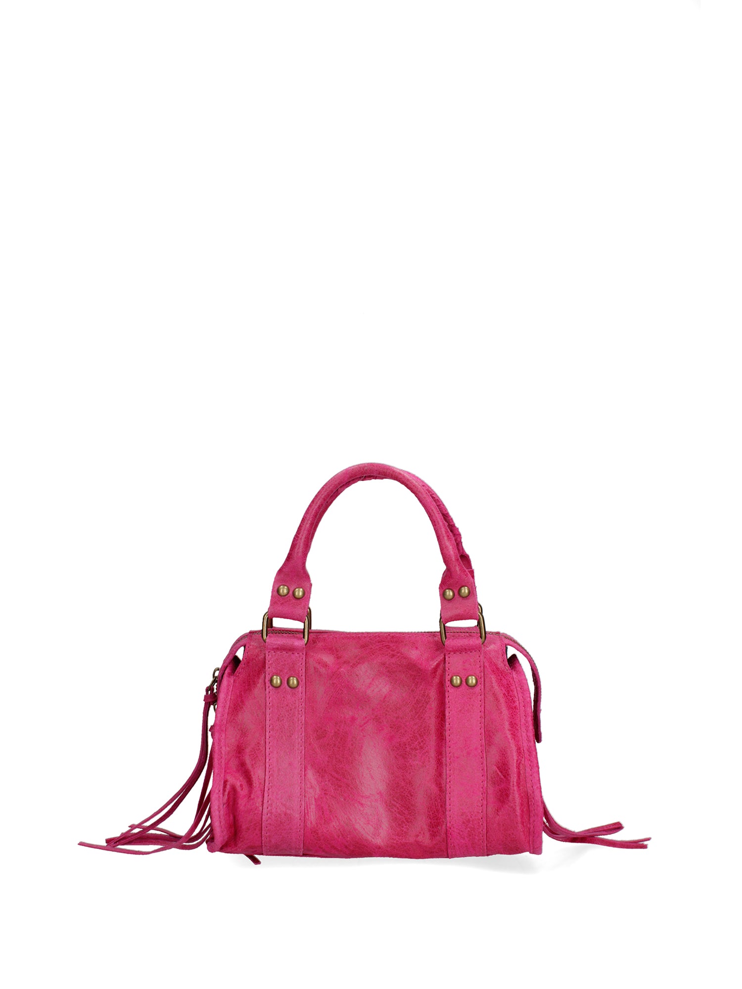 Erisia Borsa a spalla da donna Vera pelle 06091-016 FUXIA Gave Lux