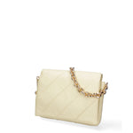 Borsa a spalla da donna Ecopelle DC3122-2-YELLOW Diana&co