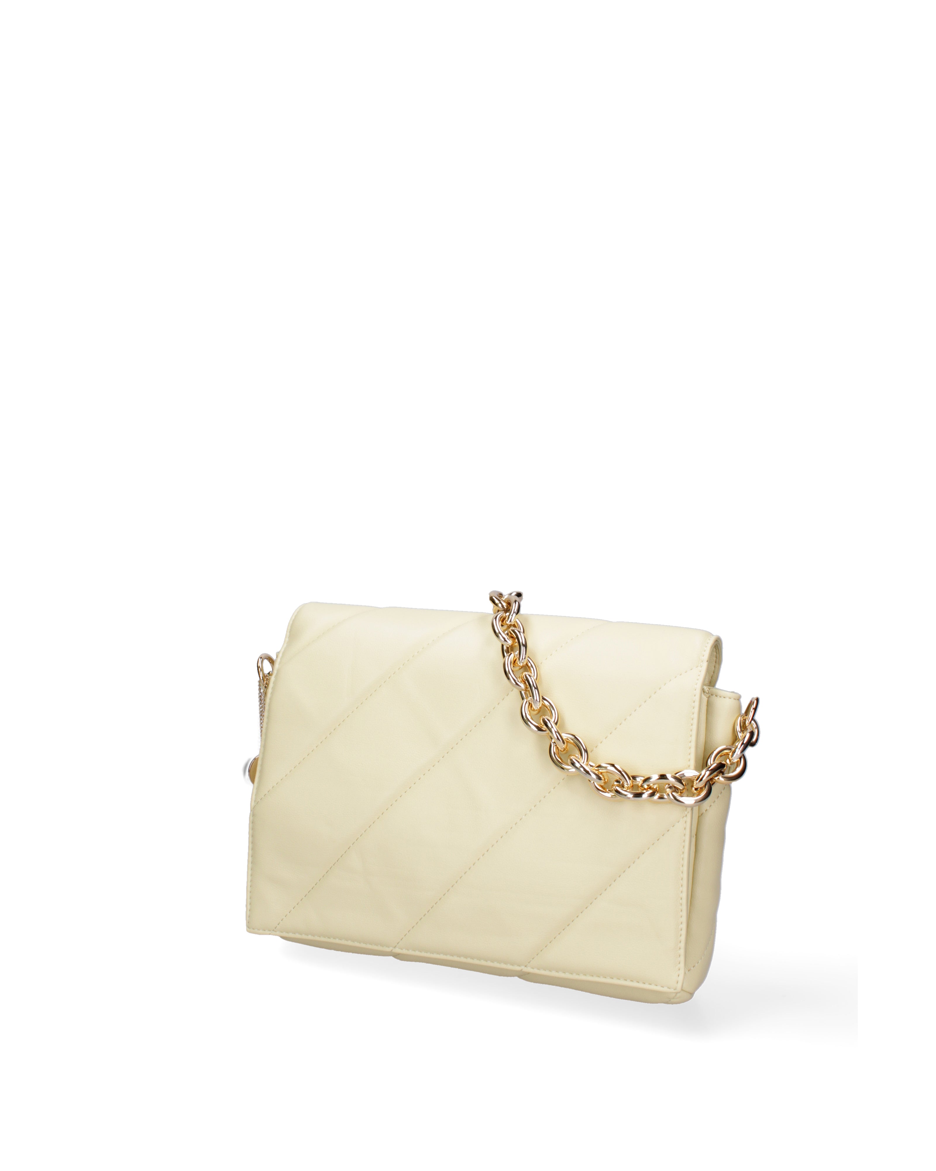 Borsa a spalla da donna Ecopelle DC3122-2-YELLOW Diana&co