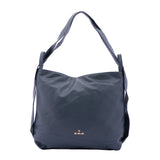 Borsa a spalla da donna Ecopelle e poliestere BC1407-BLUE B Cavalli