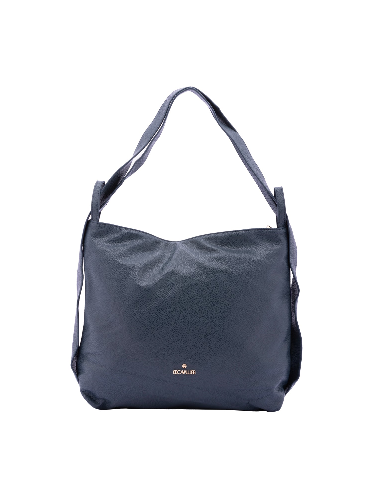 Borsa a spalla da donna Ecopelle e poliestere BC1407-BLUE B Cavalli