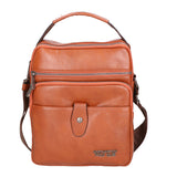 Borsa a tracolla uomo vegana 100% PU Leather PCL3101-BROWN Northampton Polo Club