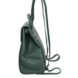 Zaino da donna in ecopelle Casual 635-2-FOREST GREEN Diana&co