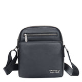 Borsa a tracolla uomo vera pelle Casual PC3336-NERO Northampton Polo Club