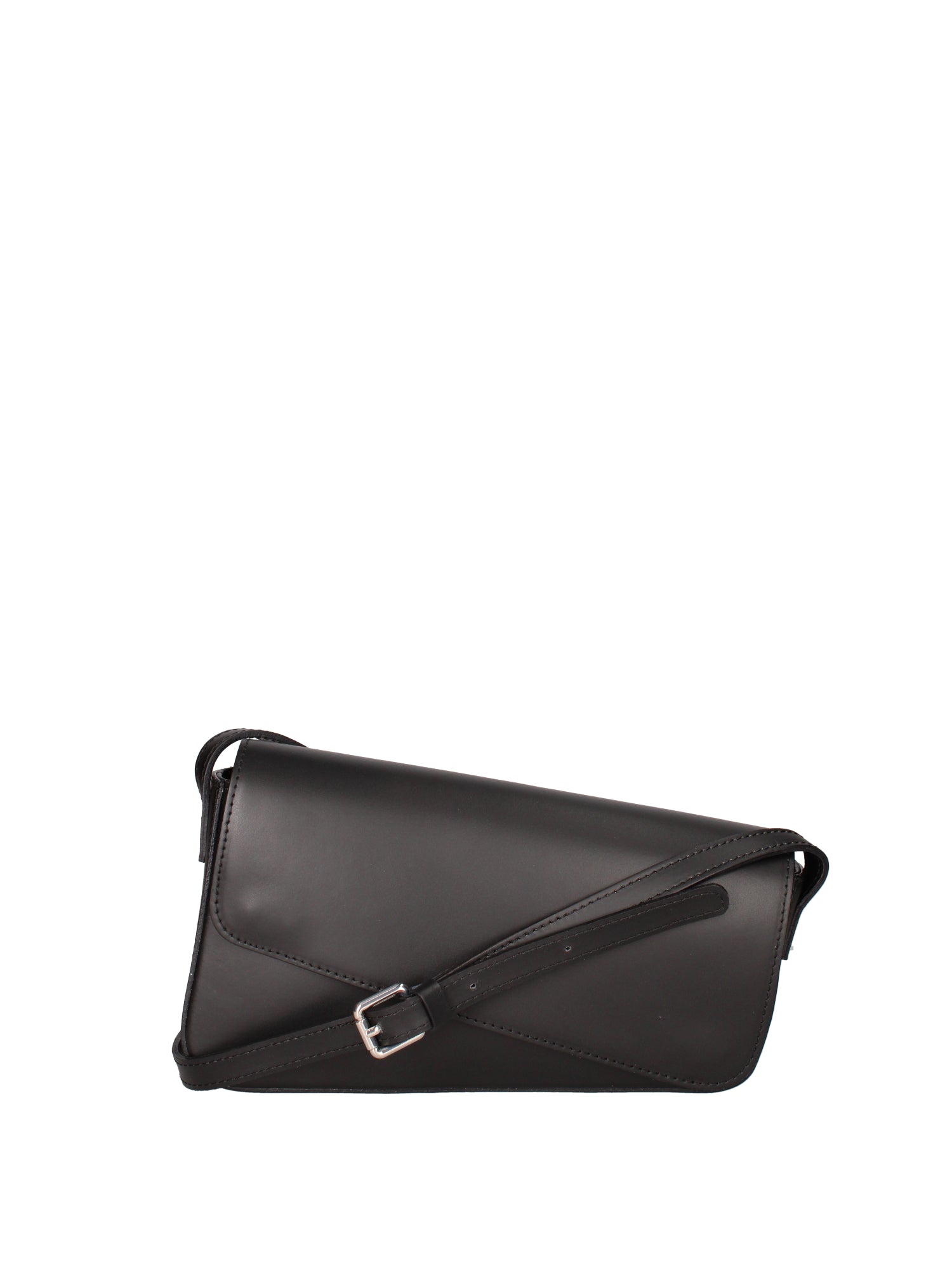 Borsa a tracolla da donna Vera pelle 07223-NERO Roberta Rossi