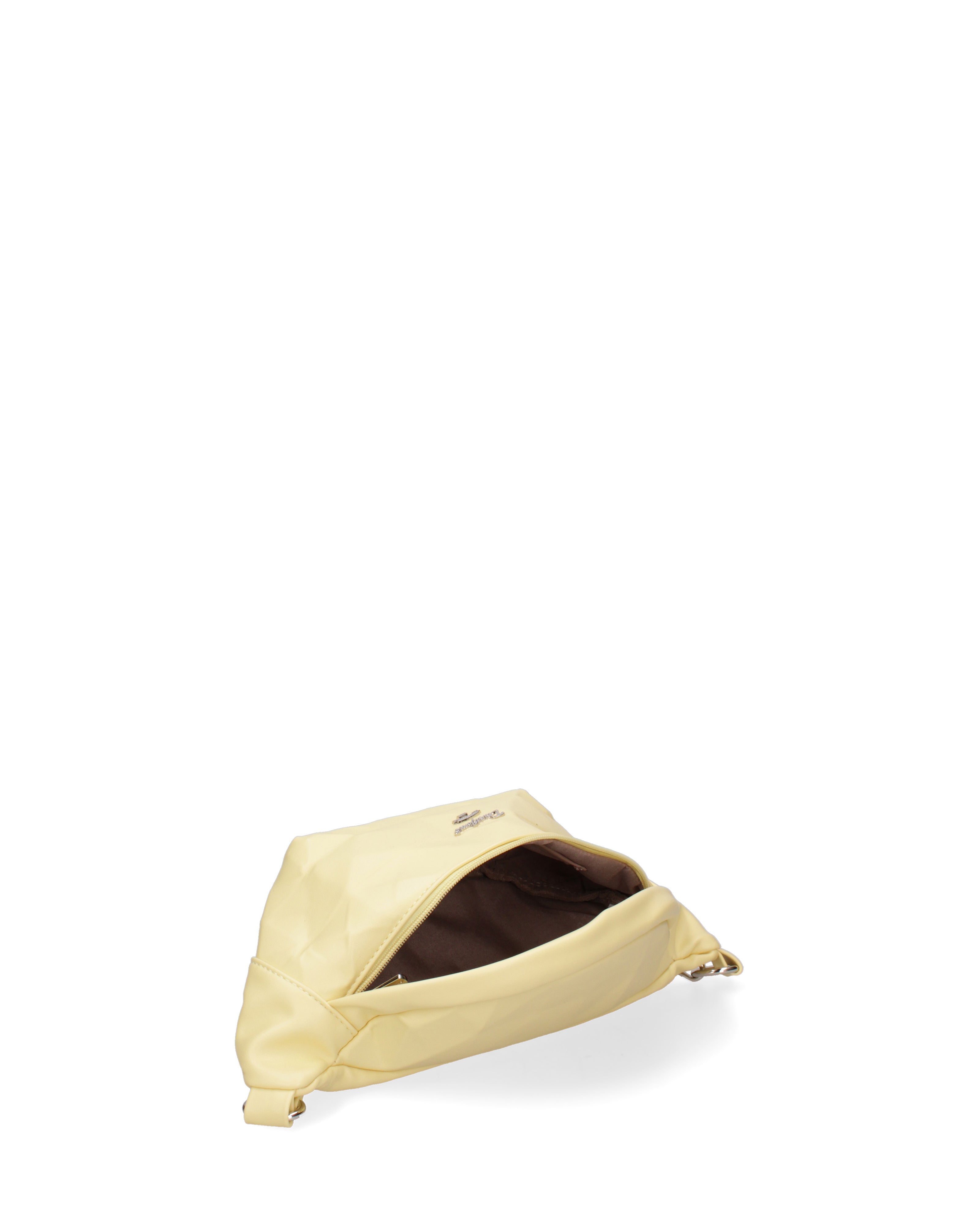 Marsupio da donna Ecopelle e Zip F6735-2-YELLOW David Jones