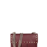 Siracusa Borsa a tracolla da donna Vera pelle 1703-BORDO Gave Lux