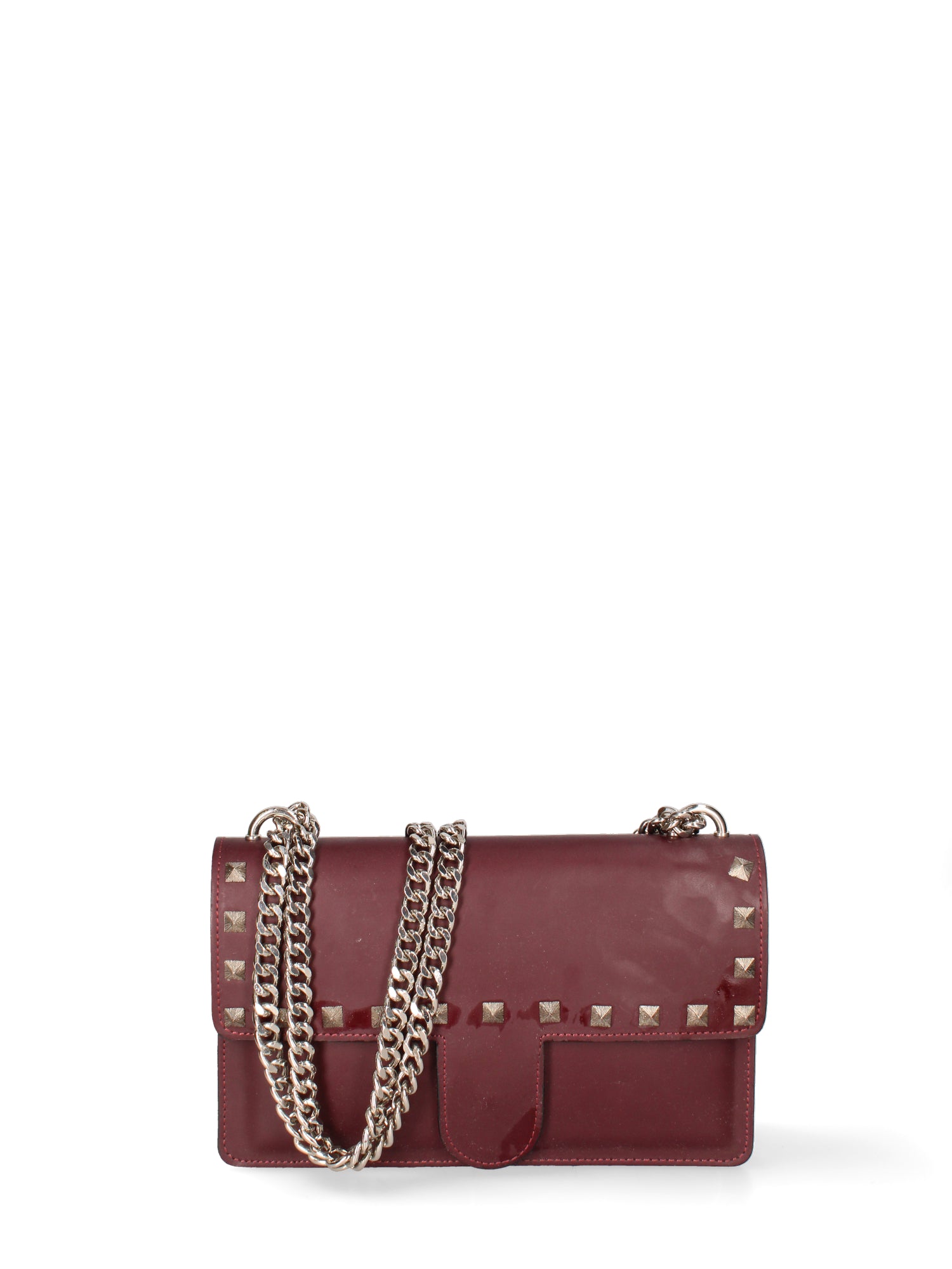Siracusa Borsa a tracolla da donna Vera pelle 1703-BORDO Gave Lux