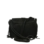 Iolanthe Borsa a tracolla da donna Vera pelle 1421-NERO Gave Lux