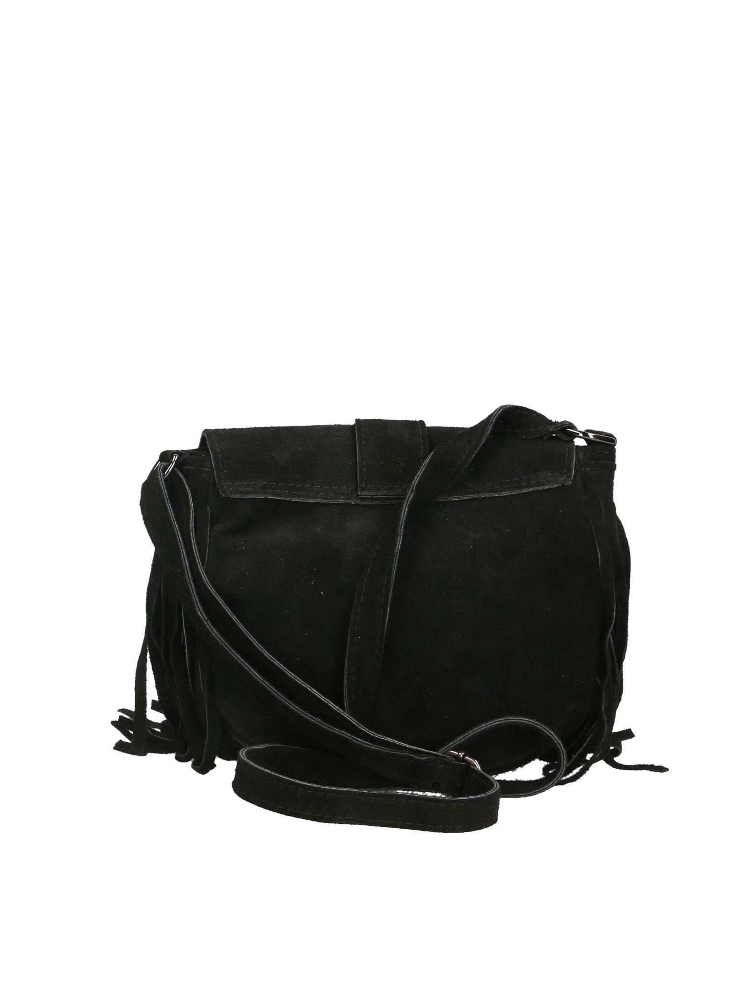 Iolanthe Borsa a tracolla da donna Vera pelle 1421-NERO Gave Lux