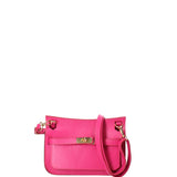 Katie Borsa a tracolla da donna 100% vera pelle 07145-D02 FUXIA Viola Castellani