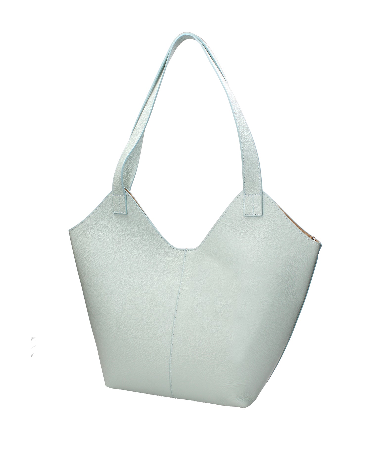 Borsa a mano da donna Vera pelle 07231-D102 CIELO Roberta Rossi