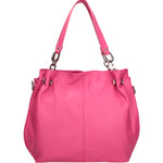Ereba Borsa a mano da donna Made in Italy 100% pelle 3305-S02 FUXIA Gave Lux