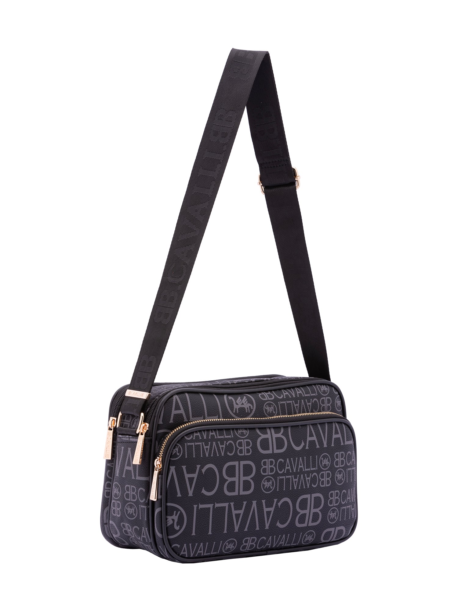 Borsa a tracolla da donna Ecopelle BC1375-NERO NERO B Cavalli