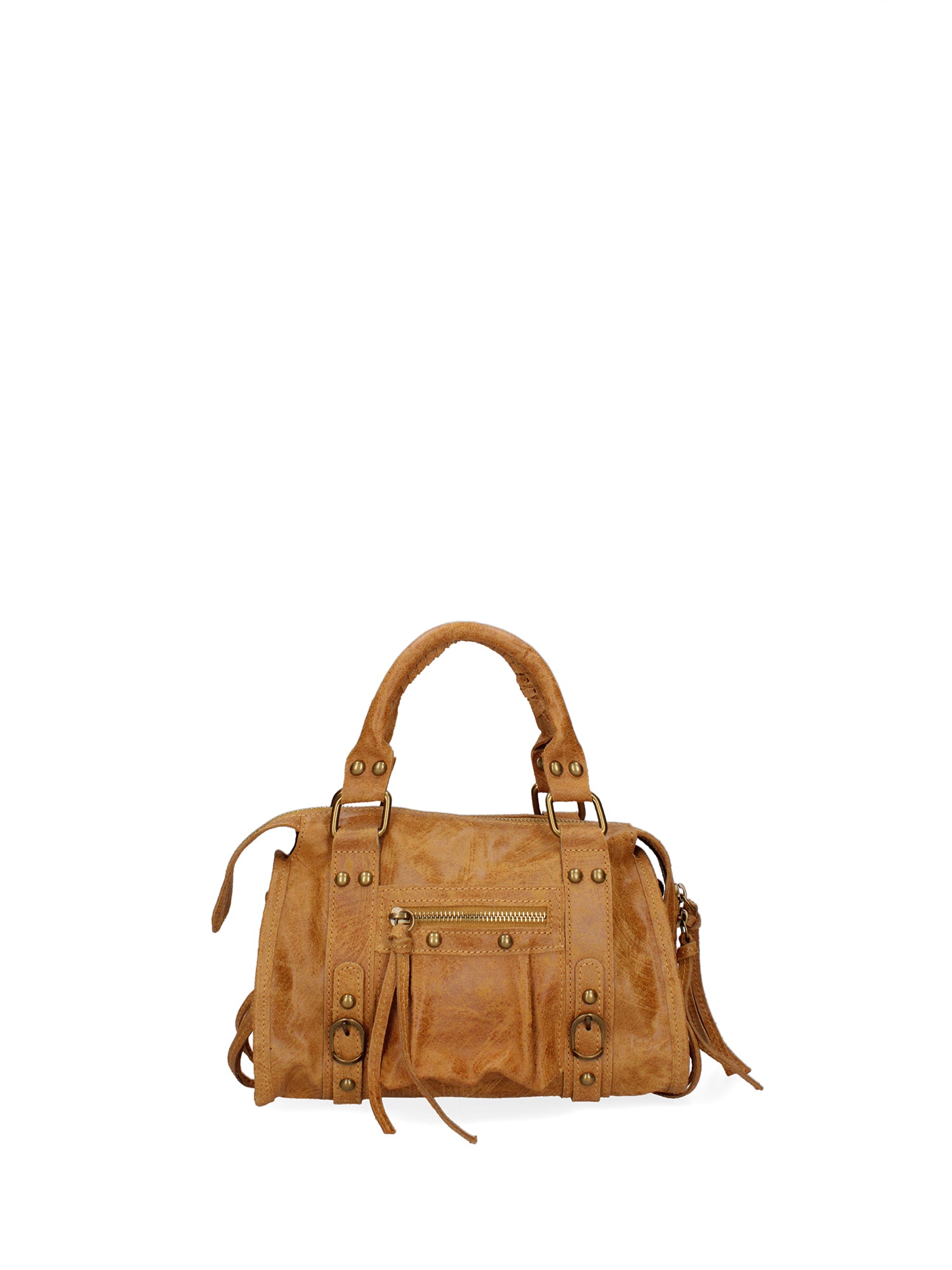 Erisia Borsa a spalla da donna Vera pelle 06091-031 CUOIO SCURO Gave Lux