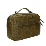 Vera Pelle 6542-VERDE GREEN Borsa a mano unisex Modello Avelon Gave Lux