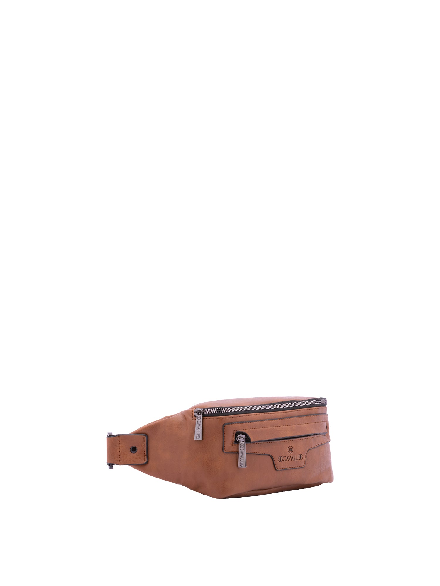 Marsupio da uomo in poliestere Casual BC1410-MARRONE CHIARO B Cavalli