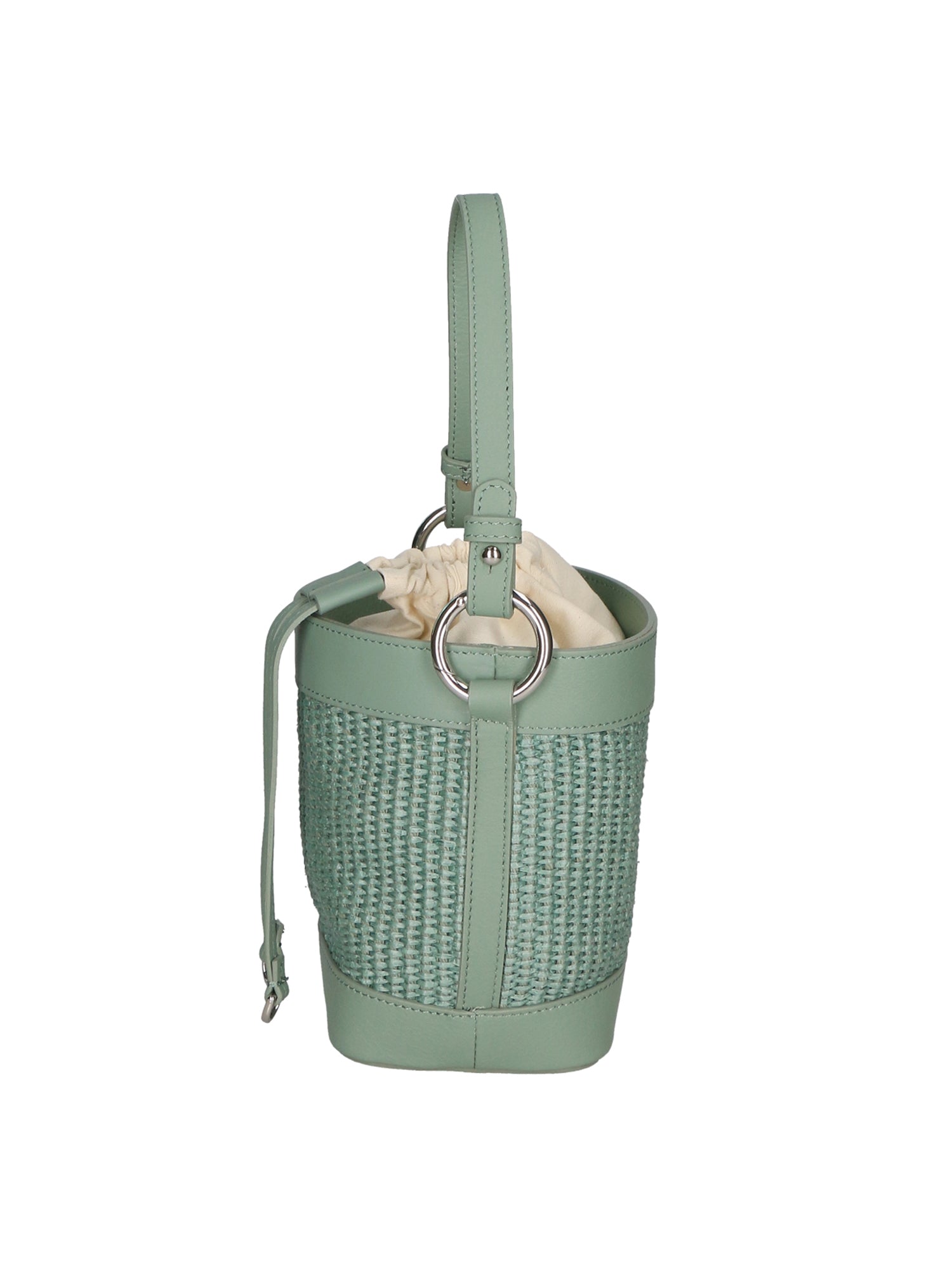 Alyssa Borsa a secchiello da donna Pelle & Paglia 05166-331 S96 MENTA Gave Lux
