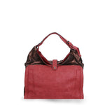 Edera Elite Borsa a spalla da donna Vera pelle LK0247-BORDEAUX Gave Lux