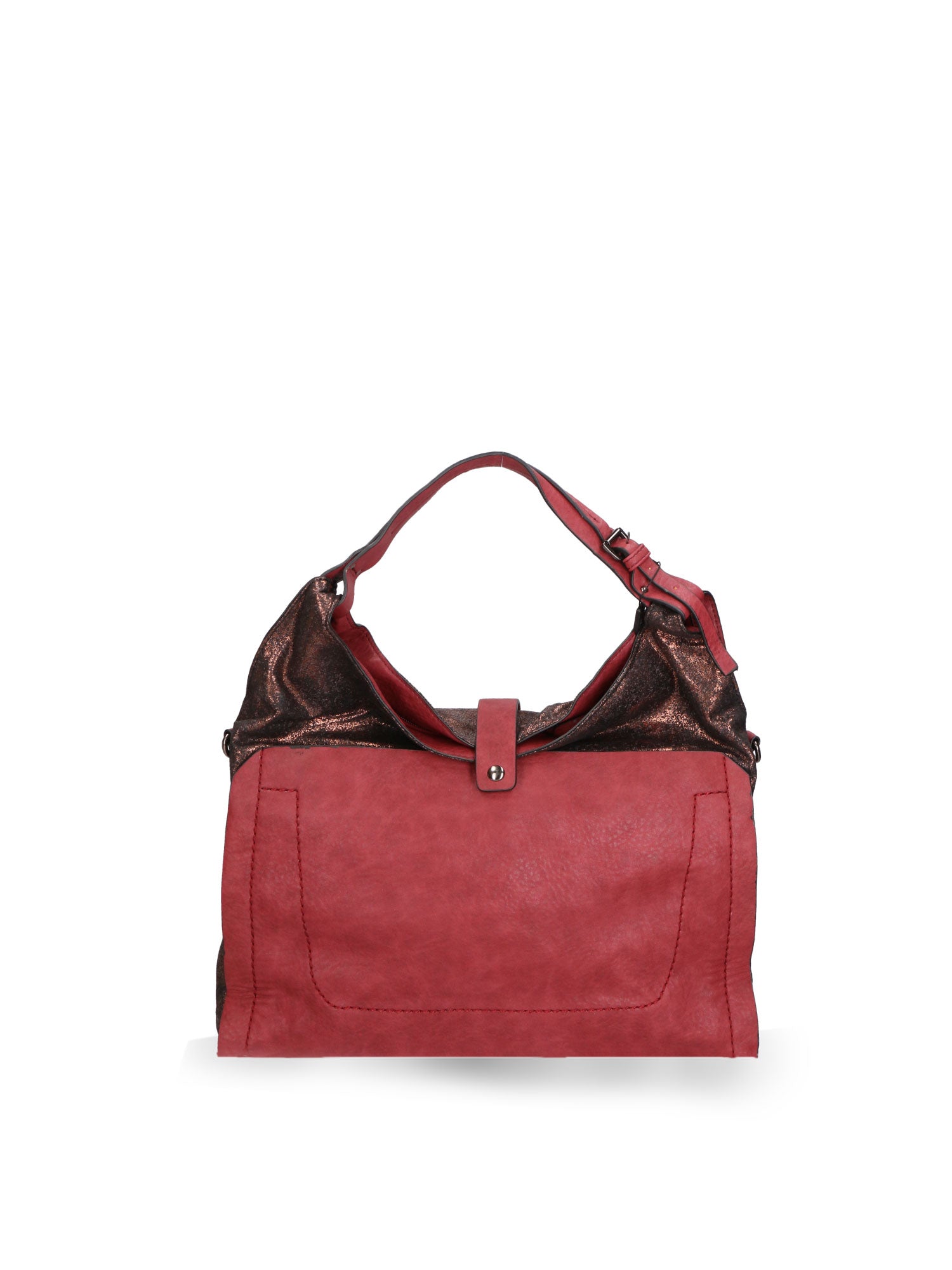 Edera Elite Borsa a spalla da donna Vera pelle LK0247-BORDEAUX Gave Lux