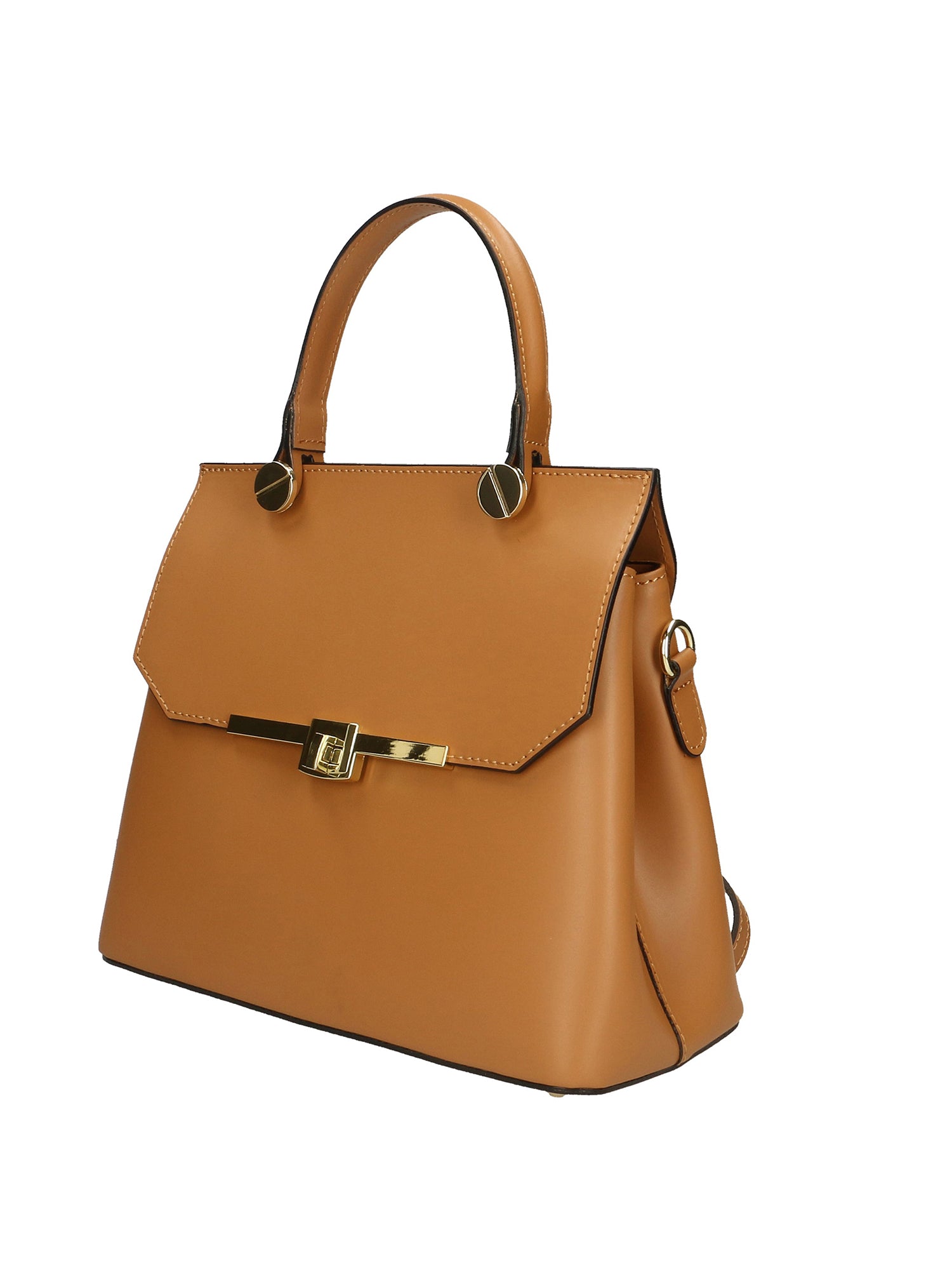 Borsa a mano da donna 100% vera pelle 7708-L128 CUOIO Gave Lux