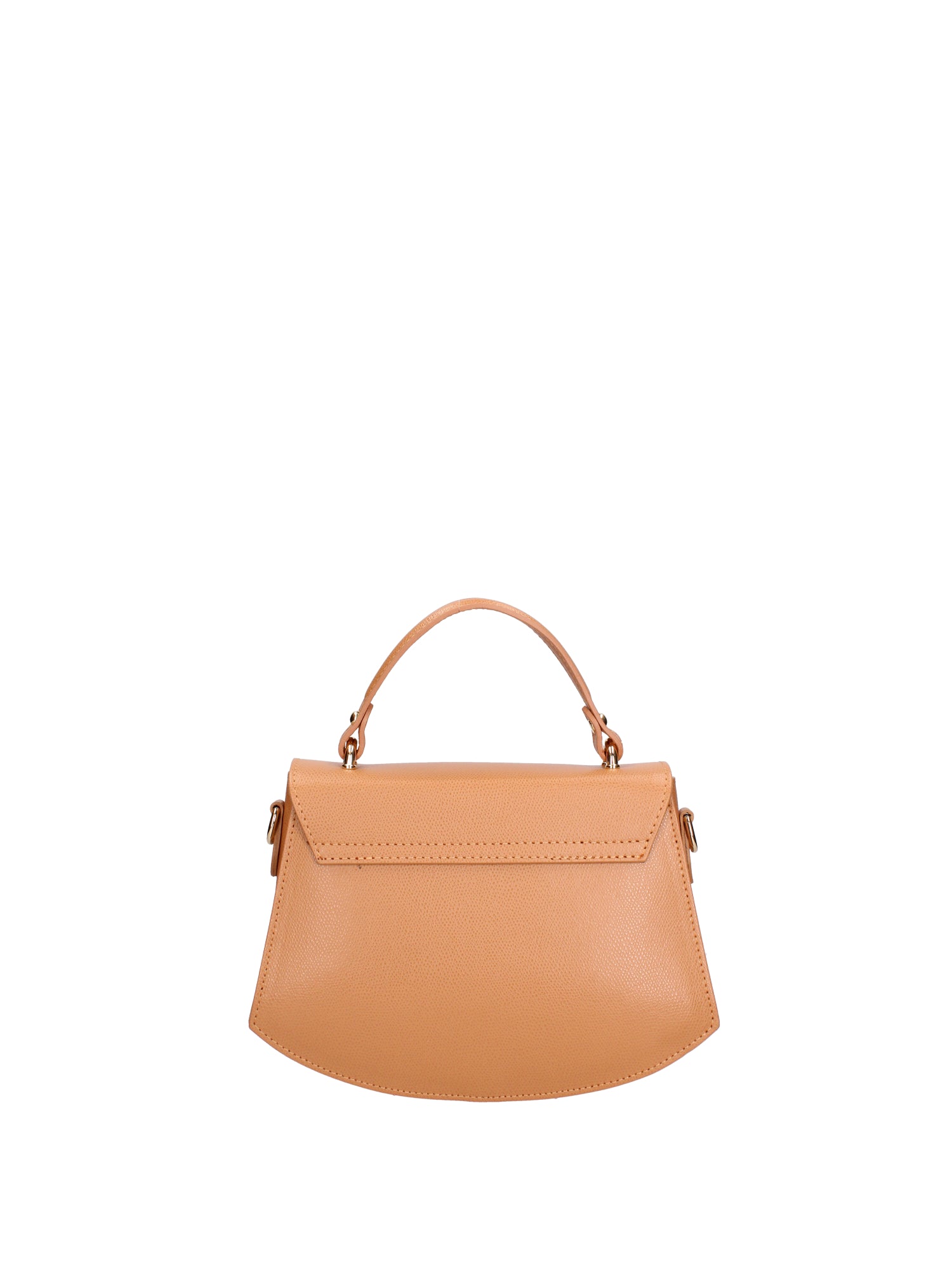 Borsa a mano da donna 100% vera pelle 07202-P 607 CUOIO Roberta Rossi