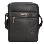 Borsa a tracolla uomo 100% pelle PU PCL3003-BLACK Northampton Polo Club