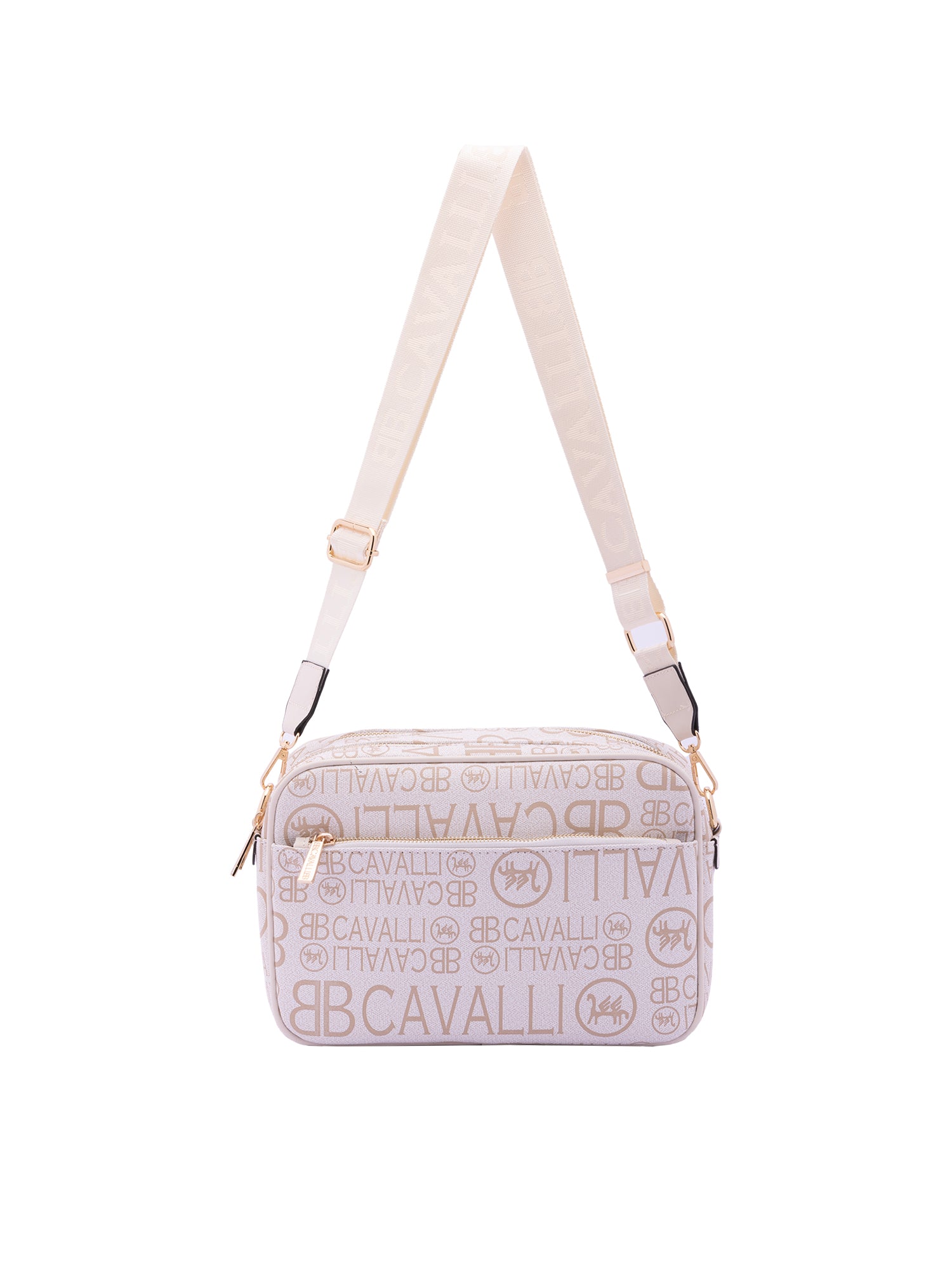 Borsa a tracolla da donna Ecopelle BC1416-OFF WHITE B Cavalli