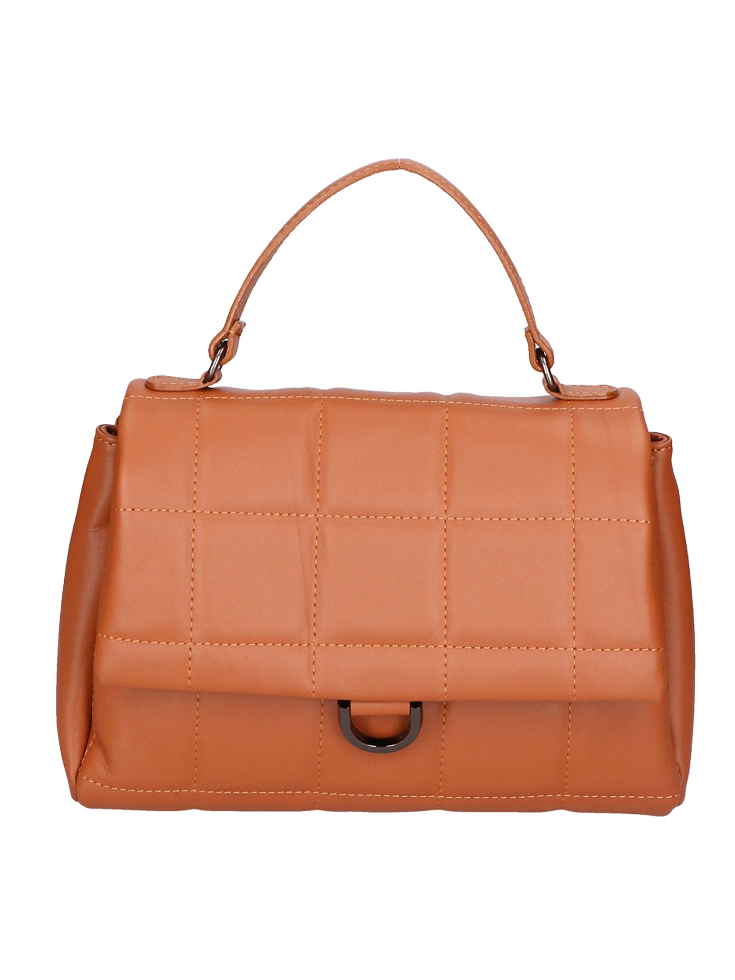 Viola Borsa a mano da donna Vera Pelle 06862-S17 CUOIO SCURO Gave Lux
