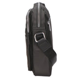 Borsa a tracolla uomo 100% pelle PU PCL3020-BLACK Northampton Polo Club