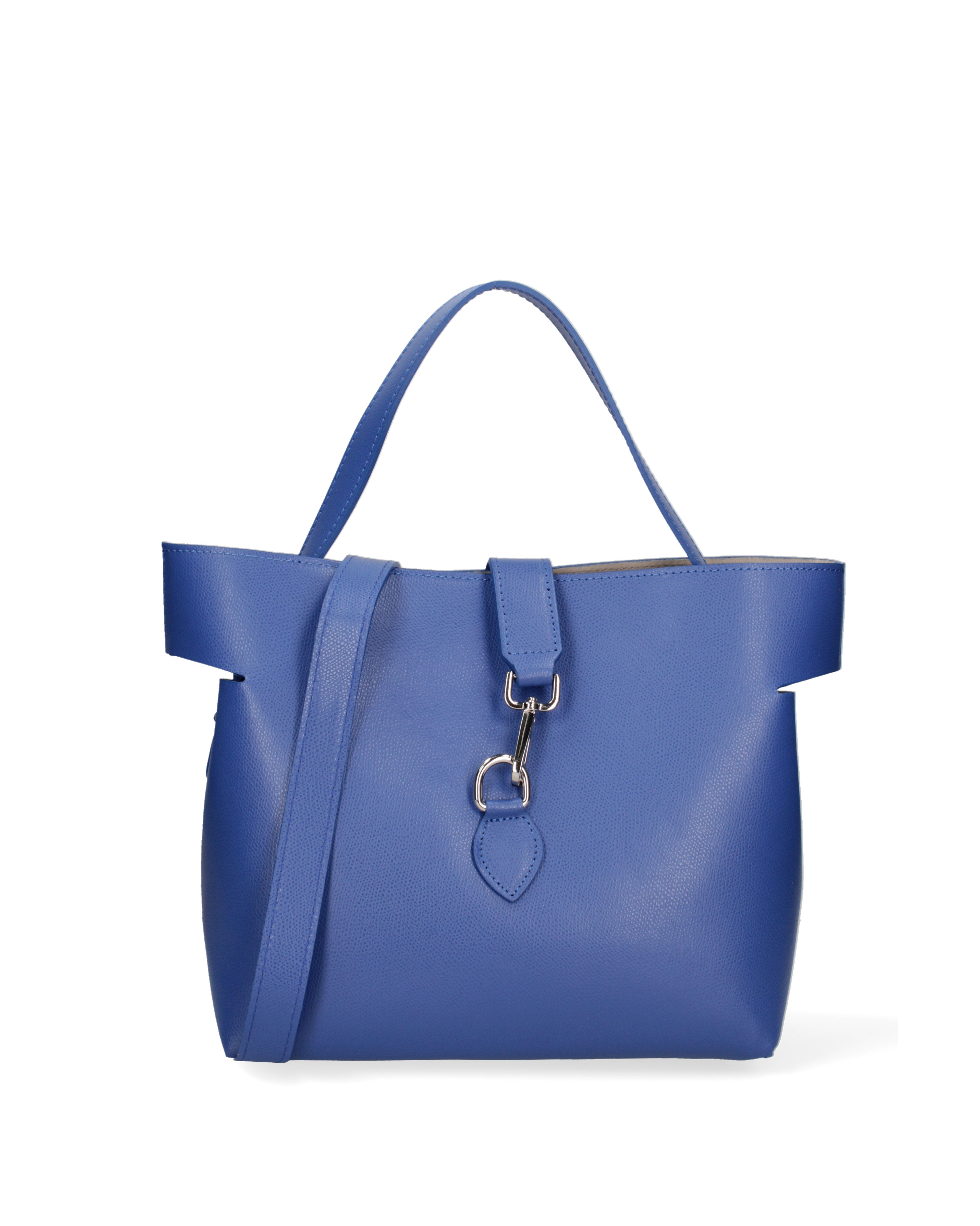Liviana Borsa a mano da donna Vera pelle 07379-P633 BLUETTE Gave Lux