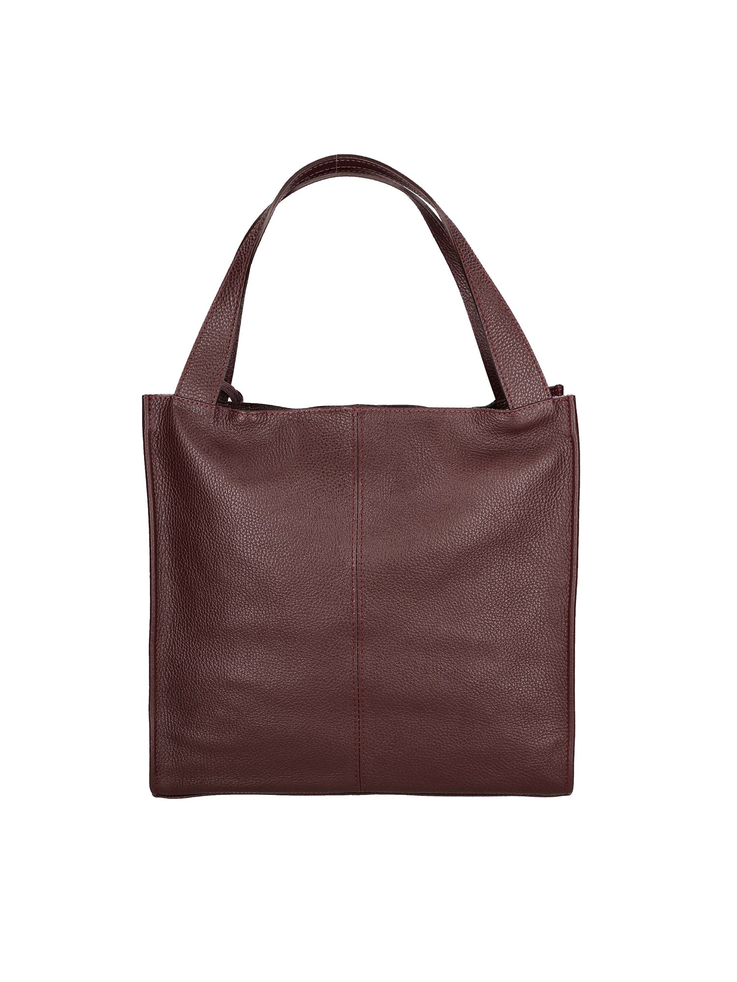 Aelia Borsa a spalla da donna Vera pelle 3312-D54 BORDO SCURO DARK BORDEAUX Gave Lux