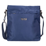 Borsa a tracolla uomo 100% pelle PU PCL3159-BLUE Northampton Polo Club