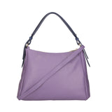 Vladimira Borsa a spalla da donna Vera pelle 06675-D87 VIOLET + D24 BLU Gave Lux