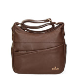 Borsa a tracolla da donna Ecopelle BC1382-COFFEE B Cavalli