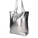 Íris Borsa a mano da donna Vera Pelle 07565-L001 ARGENTO Gave Lux