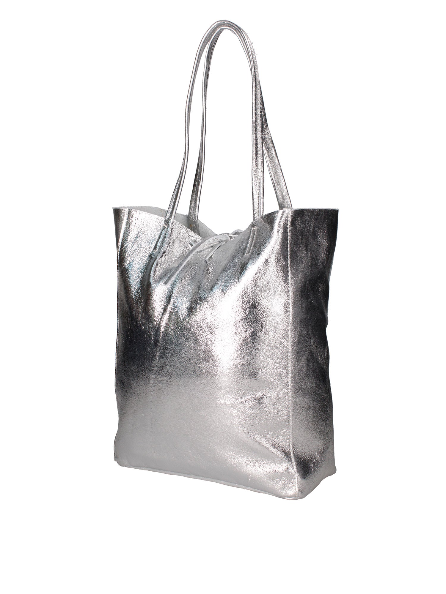 Íris Borsa a mano da donna Vera Pelle 07565-L001 ARGENTO Gave Lux